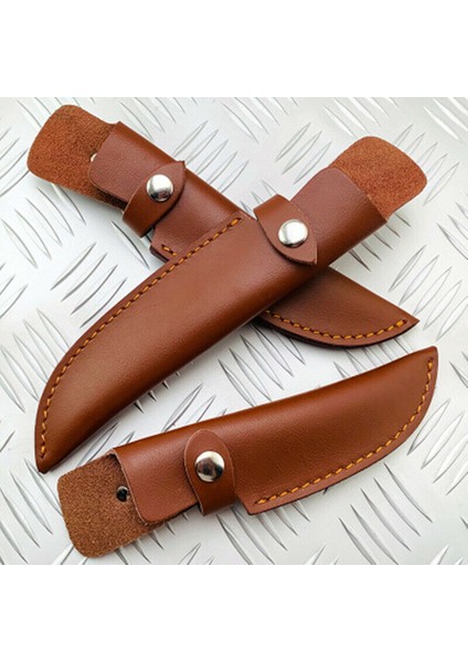 M Beden 1x Sığır Derisi Düz Bıçak Kılıfı Kılıf Kapak Sabit Bıçak Taşınabilir Için (Yurt Dışından) fırsatları