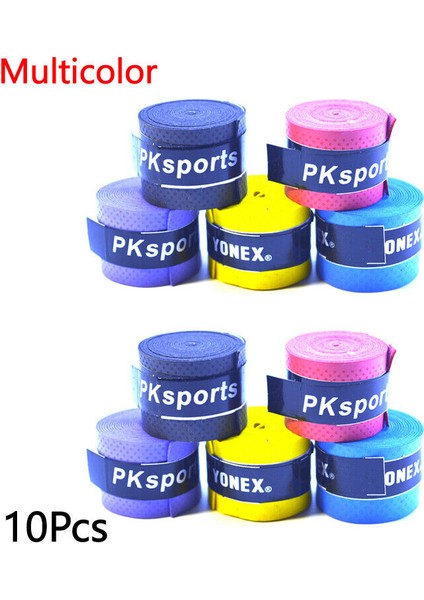 Çok Renkli Tenis Raketi ve Olta Için Esnemez Tutma Bandı Ter Emici Kaymaz (Yurt Dışından)