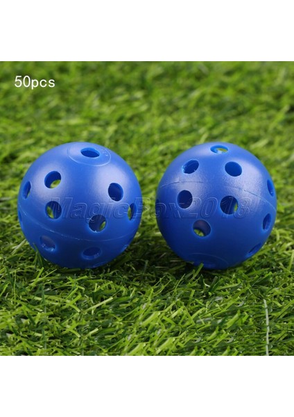 Mavi Stil 20 Adet Boş Delikli Tasarım Plastik Eğitim Tenis Golf Topları Çapı (Yurt Dışından)
