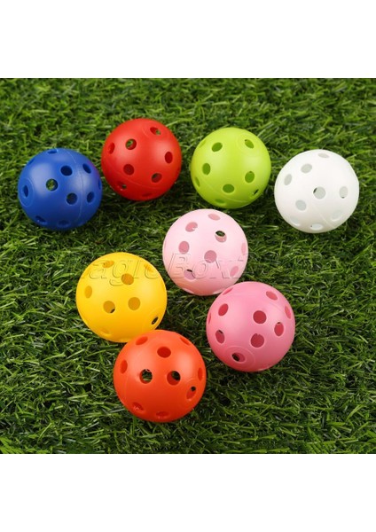 Gül Kırmızı Tarzı 50 Parça Boş Delikli Tasarım Plastik Eğitim Tenis Golf Topları Çapı (Yurt Dışından) fiyatları