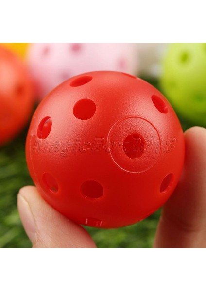 Gül Kırmızı Tarzı 50 Parça Boş Delikli Tasarım Plastik Eğitim Tenis Golf Topları Çapı (Yurt Dışından) fırsatları