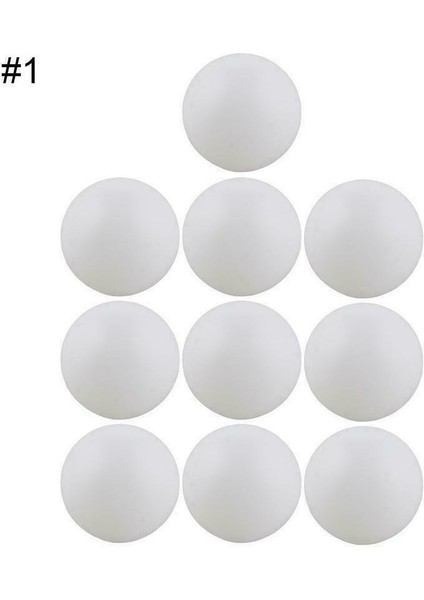 Beyaz Renkli Yedek Pratik Masa Tenisi Topları Pong Oyun Topları K0T3 (Yurt Dışından)