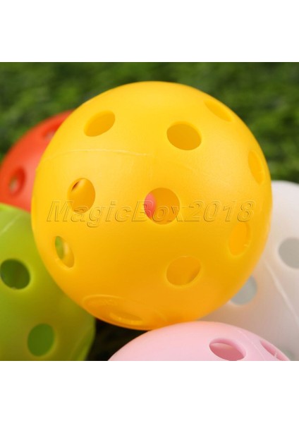 Kırmızı Stil 20 Adet Boş Delikli Tasarım Plastik Eğitim Tenis Golf Topları Çapı (Yurt Dışından) modelleri