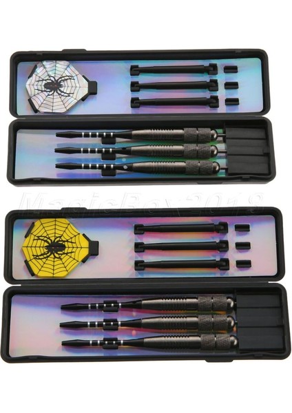 Gümüş 26G Set Yarışma Için Özel Bakır Tungsten Uçlu Dartlar ve 3 Yedek Şaftlı (Yurt Dışından) fiyatları