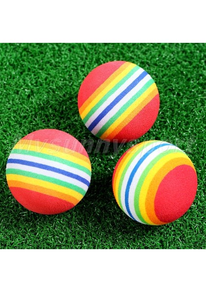 20 Adet Golf Eğitim Topları Gökkuşağı Sevimli Küçük Pratik Eva Golf Yumuşak Toplar 38MM (Yurt Dışından) fiyatları