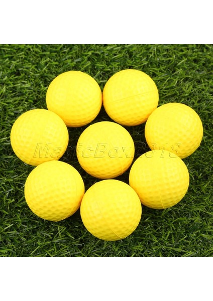 Sarı Yumuşak Esnek Pu Köpük Profesyonel Golf Topu Eğitim Antrenman Topları (Yurt Dışından)