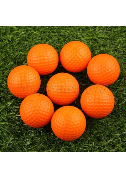 Turuncu Yumuşak Esnek Pu Köpük Profesyonel Golf Topu Eğitim Antrenman Topları (Yurt Dışından)
