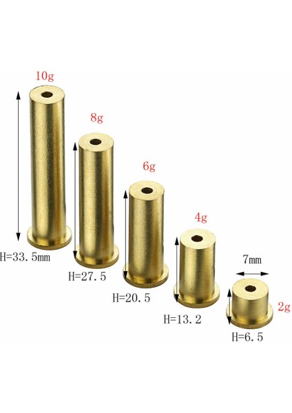 5 Adet 8g Tarzı Çelik Mil Için 5 Adet Golf Tırnak Fiş Ağırlıkları Golf Ucu Çelik Grafit Şaftlar Için (Yurt Dışından)