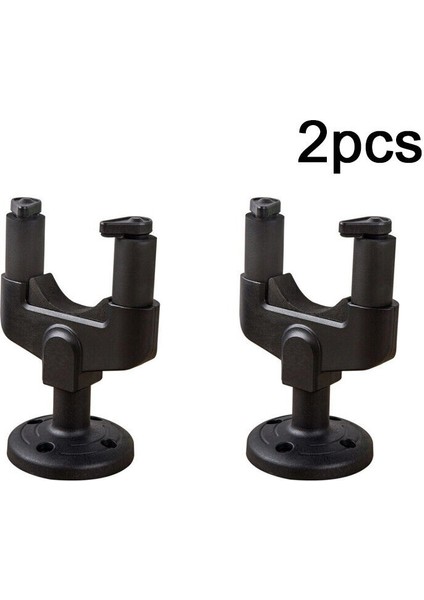 2 Adet Gitar Duvar Askısı Tutucu Kanca Braket Bas Ekran Siyah Adet (Yurt Dışından)
