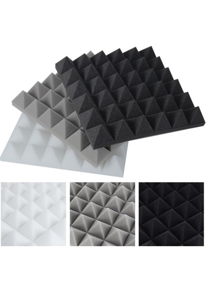 Siyah Akustik Duvar Panelleri Kiremitleri Stüdyo Ses Emici Gürültü Yalıtım Köpük (Yurt Dışından) fiyatları
