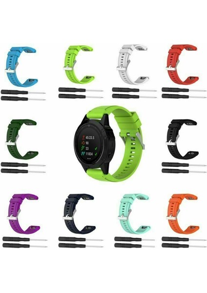 Siyah Garmin Fenix Hr Sapphire & Quatix 3 Silikon Hızlı Takma Bilek Bandı Şeridi (Yurt Dışından)