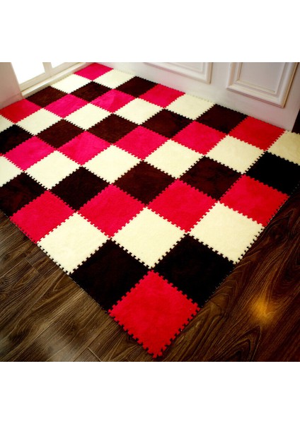 Pembe Çocuk Halısı Eva Tüylü Mat Köpük Puzzle Mat Kadife Bebek Ekolojik Zemin Dikiş Matı (Yurt Dışından) modelleri