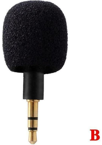 Siyah Bir Taşınabilir Mini Mikrofon Jack Mic Mobil Için Bilgisayar Dizüstü N8P6 (Yurt Dışından)