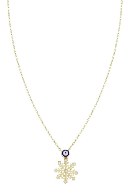 Altın Kar Tanesi Kolye T064762