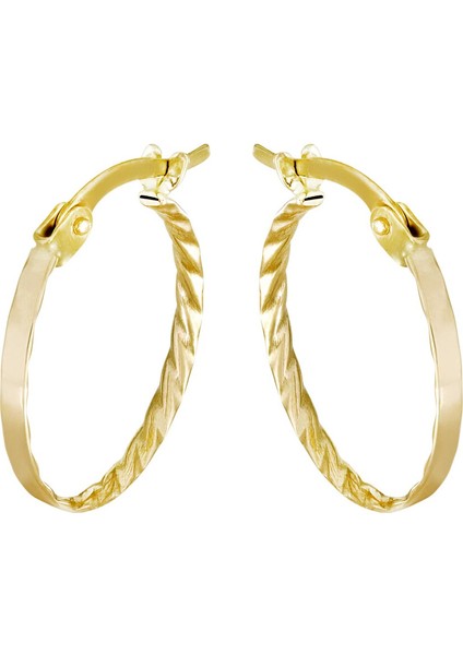 Altın Halka Küpe T070096