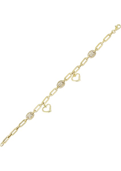 Altın Kalp Bileklik T069858