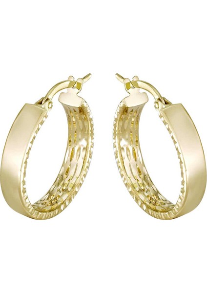 Altın Halka Küpe T070129