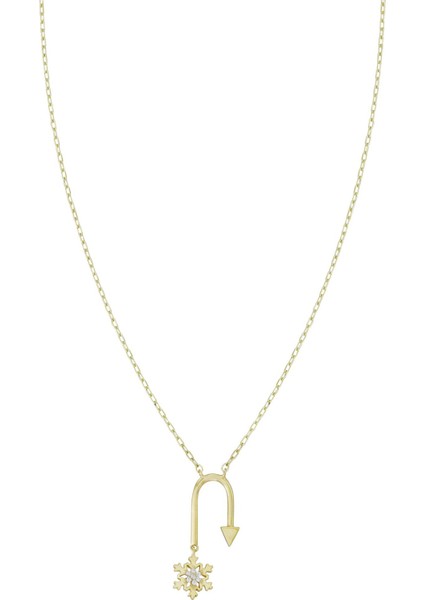 Taşlı Altın Kolye T064757