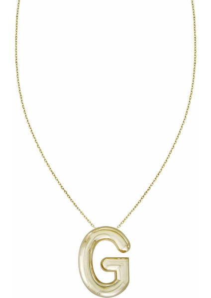 Altın G Harf Kolye T073041