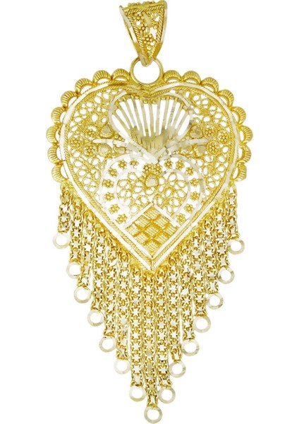 Altın Kalp Kolye Ucu T072809