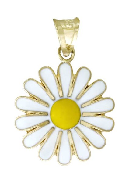 Altın Papatya Kolye Ucu T074175