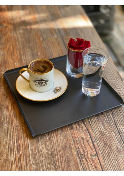 Siyah Metal Kare Tepsi fiyatları