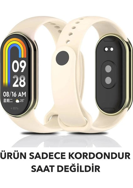Xiaomi Mi Band 8 / 9 / 10 Uyumlu Klasik Kordon Silikon Strap Kayış modelleri