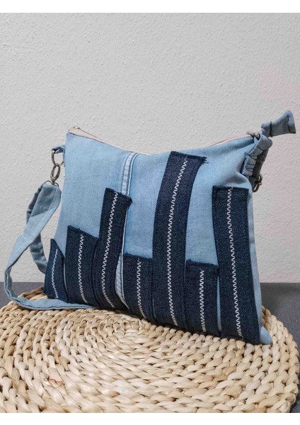 Kadın Kot Denim Çapraz Çanta
