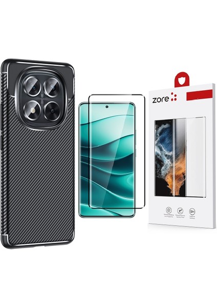 Xiaomi Redmi Note 14 Pro 5G Kılıf Zore Negro Silikon Kapak + Nano Ekran Koruyucu