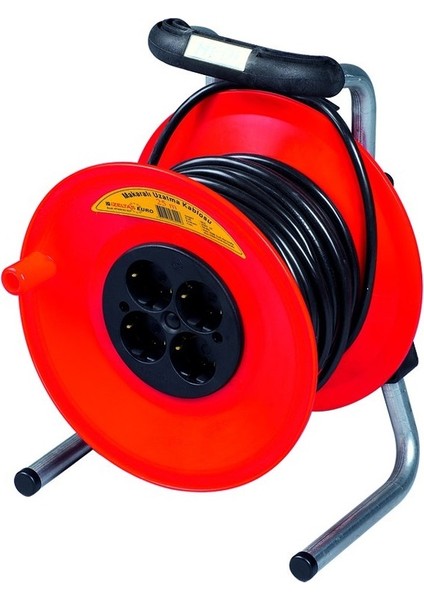 Izeltaş 0741050050 Makaralı Uzatma Kablosu 50 Metre