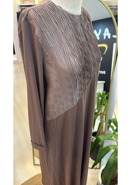 Elbise Fermuar Detayli 2054 Kahve fırsatları