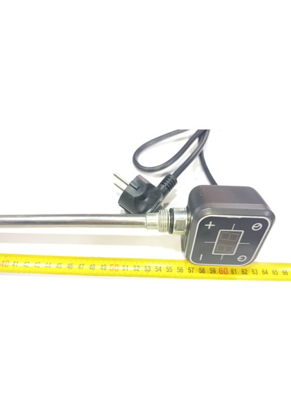 600W Antresit Renk Kare Dijital HP013 Model Havlupan Isıtıcı Rezistans 230 V / L:550 mm modelleri