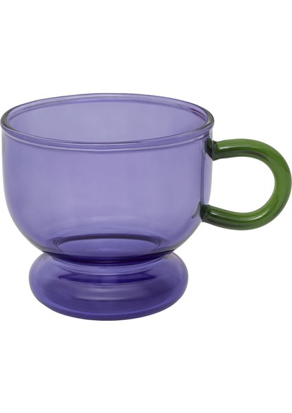 Renkli Kulplu Cam Kupa fırsatları