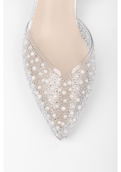 Kadın Rhea Gümüş Cilt Taşlı Babet modelleri