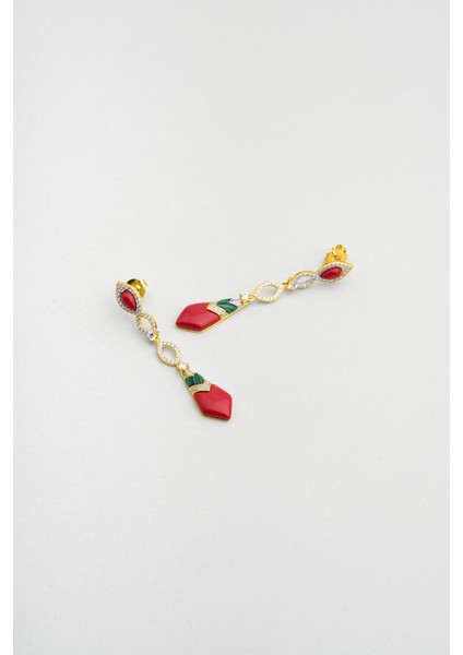 Balance 18 Ayar Sarı Altın Kaplama Gümüş Tasarım Kolye