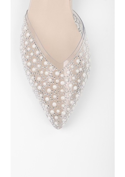 Kadın Rhea Ten Cilt Taşlı Babet fırsatları