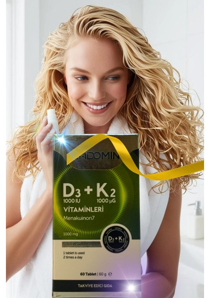 D3+K2 Vitaminleri 60 Softjel Kapsül