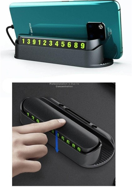 Fosforlu Araç Içi Numaratör Araba Park Tel Numaralık Park Telefon Numarası Parktel Özel modelleri