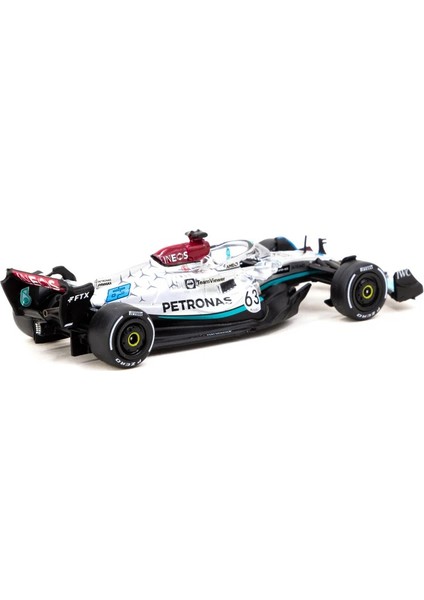 x Ixo Models 1/64 Mercedes-Amg F1 W13 E Performance Belgian Grand Prix 2022 George Russell #63 - GLOBAL64 modelleri