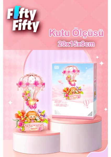 Loz Creative Serisi Pembe Hava Balonu 750 Parça Oyuncak Yapım Seti FFLZ-4114 modelleri