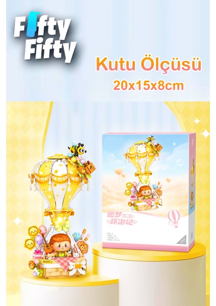 Loz Creative Serisi Sarı Hava Balonu 750 Parça Oyuncak Yapım Seti FFLZ-4113 modelleri