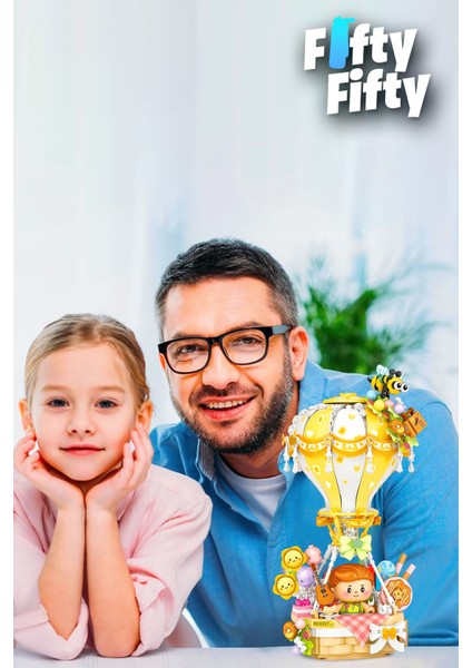 Loz Creative Serisi Sarı Hava Balonu 750 Parça Oyuncak Yapım Seti FFLZ-4113 indirimleri
