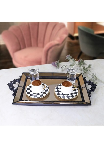 Julia Aynalı Tepsi Siyah modelleri