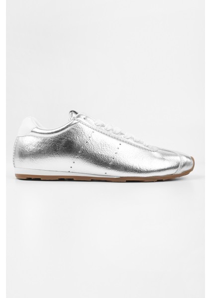 Kadın Taren Gümüş Parlak Sneaker fiyatları