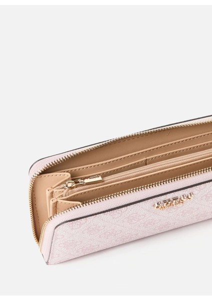 Kadın Pembe Zamira Büyük Fermuarlı Cüzdan modelleri