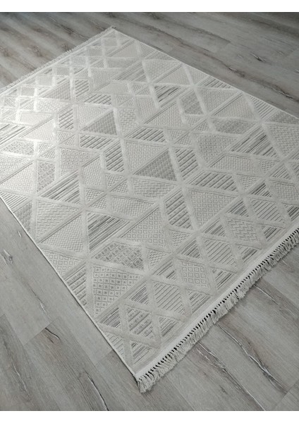Aruna 33615D Krem Hav Toz Vermeyen Yumuşak Dokulu Modern Iskandinav Halı fiyatları