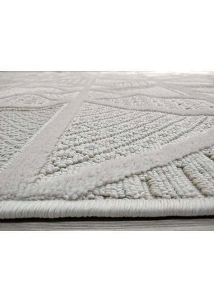 Aruna 33615D Krem Hav Toz Vermeyen Yumuşak Dokulu Modern Iskandinav Halı indirimleri