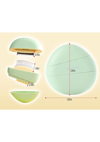 Kedi Bakım Seti Banyo Fırçası 3in1 Evcil Hayvan Temizleme Kiti Masaj Tarağı Seyahat Seti fırsatları