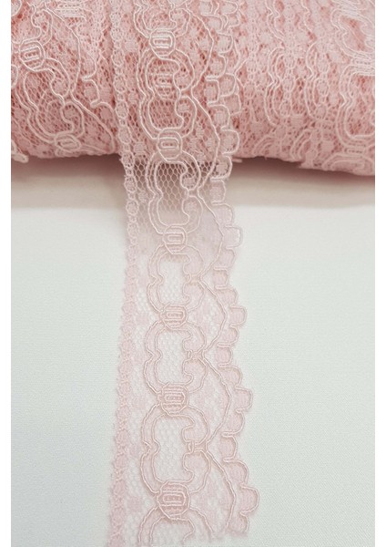 Pembe Kolalı Kugu Dantel