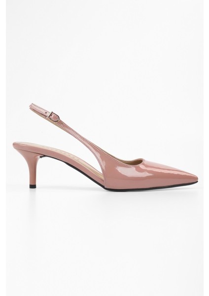 Kadın Estelle Pudra Rugan Stiletto